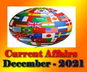 December 2021 Current Affairs and GK